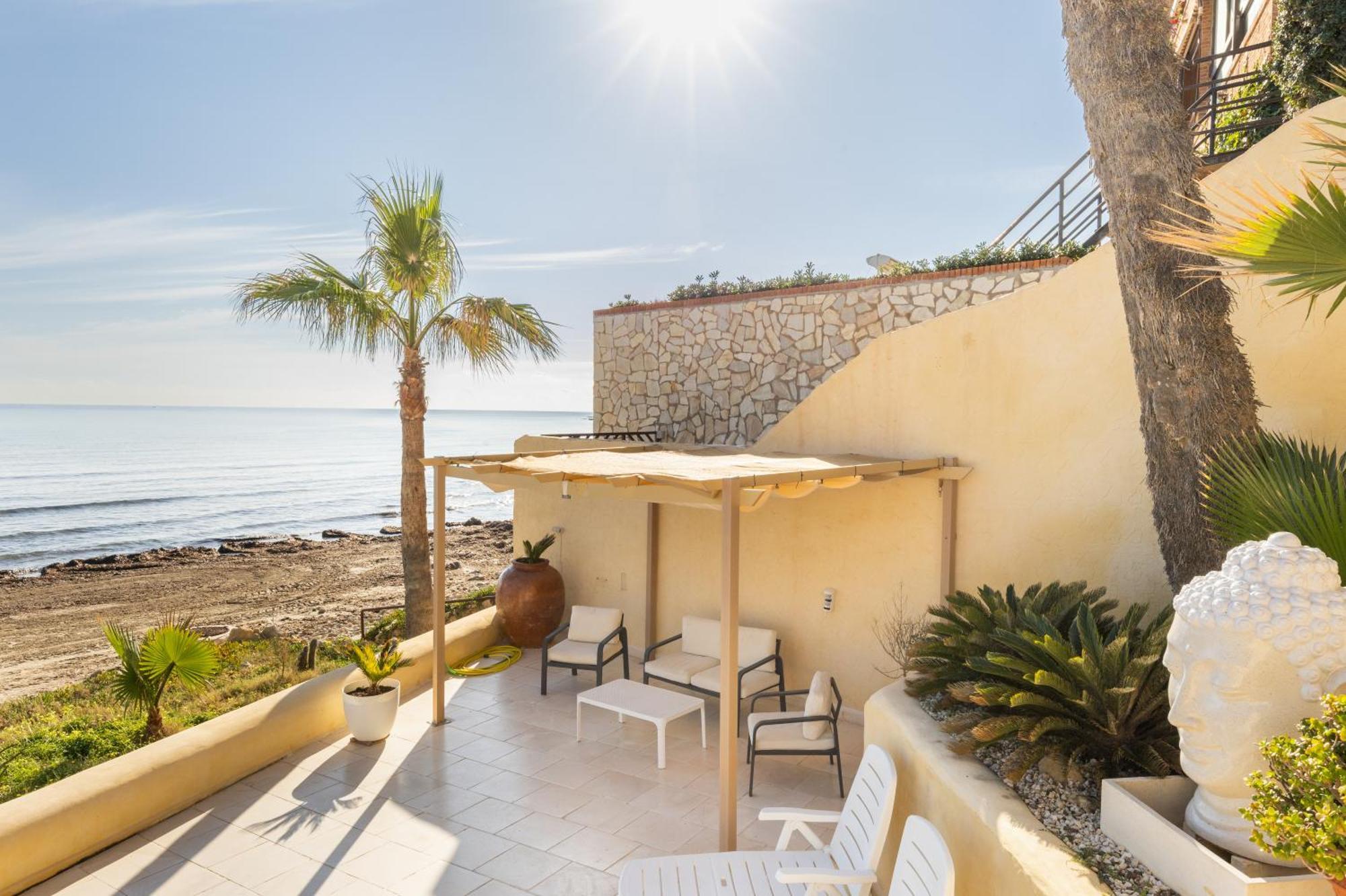 Excepcional Apartamento Amanecer Al Borde De Playa Y Mar, En Chalet Roquetes Alicante Eksteriør billede