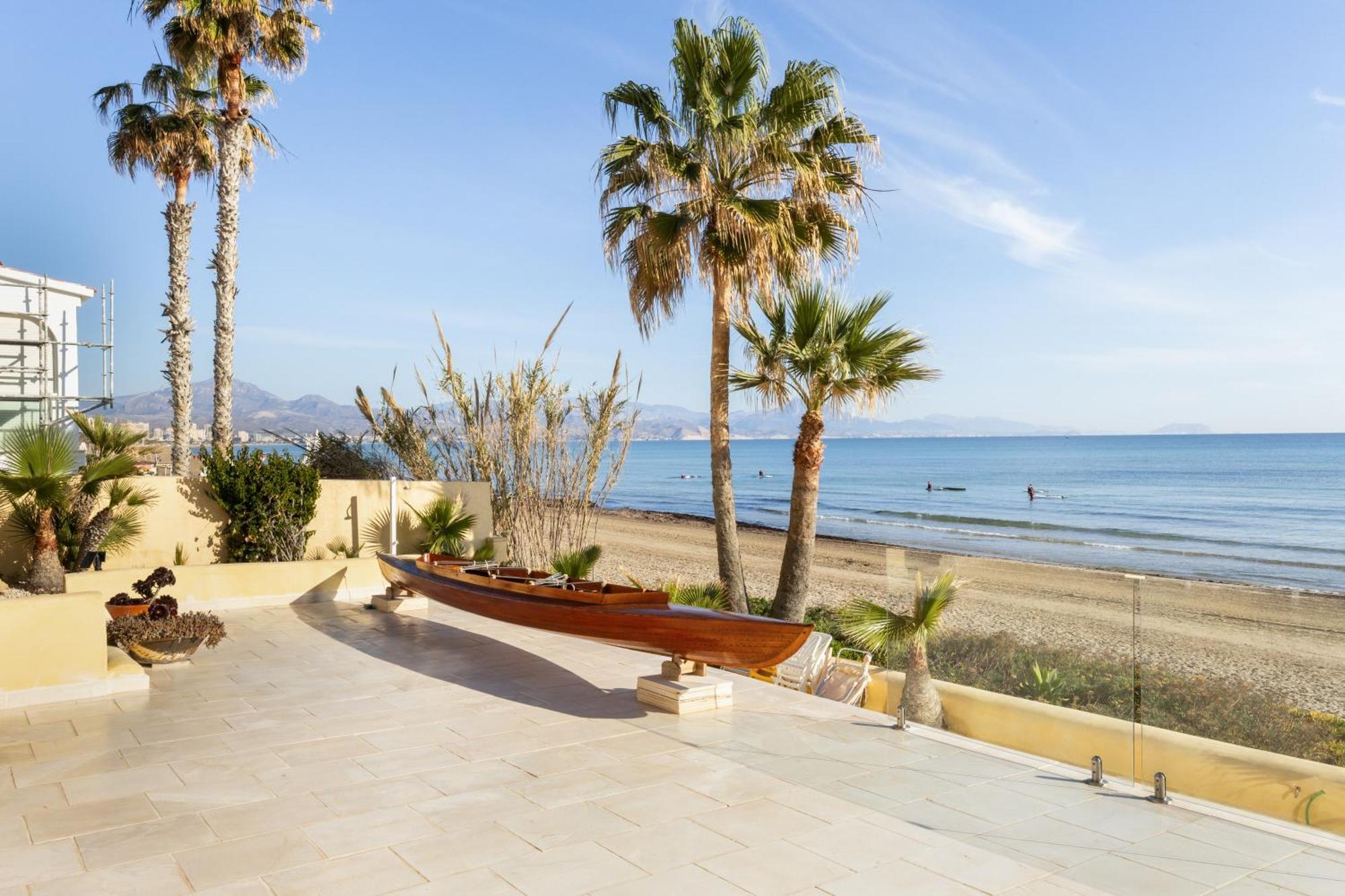 Excepcional Apartamento Amanecer Al Borde De Playa Y Mar, En Chalet Roquetes Alicante Eksteriør billede